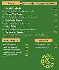 SproutariaN menu 2