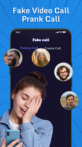 Screenshot Prank Call: Fake Video Call