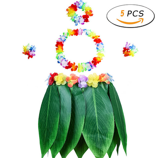 Title 1, Simulation Garland Leaf Skirt Grass Skirt for p...