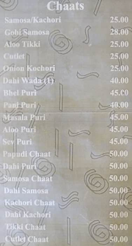 Kanti's menu 6