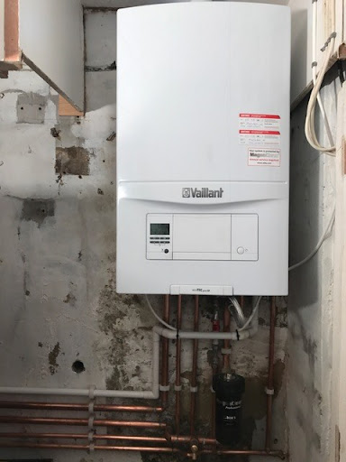 New boiler , system , conversion in basement