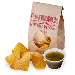 Bag of Tortilla Chips with Medium Salsa Verde (Medium)