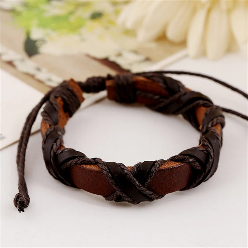 Title 2, Bracelet de bras nordique Asgard en cuir artisa...