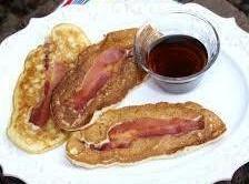 Bacon and pancakes all in one!