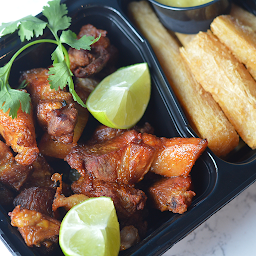 Chicharron w Yuca Fries