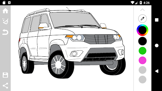 Russian Cars Coloring Book(圖2)-速報App