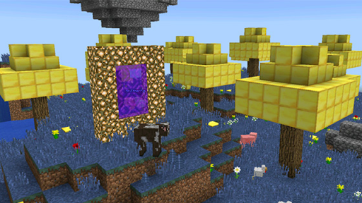 The Aether map for Minecraft