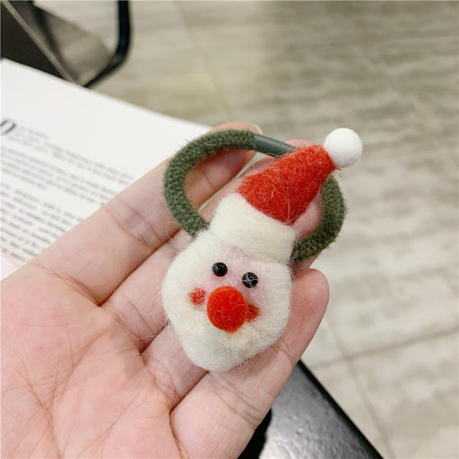 Title 1, Niedliche Wollfilz Elch Schneemann Haarnadel. V...