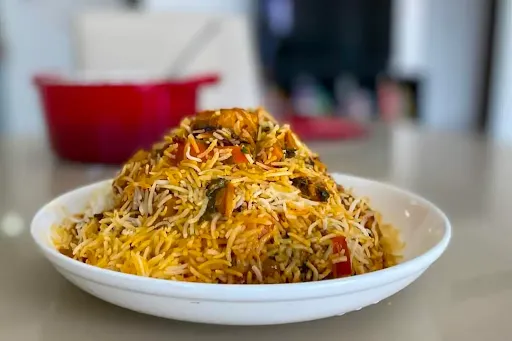 Lucknawi Soya Chaap Biryani