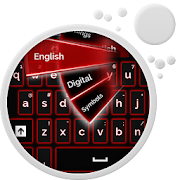 Red Neon HD Keyboard  Icon