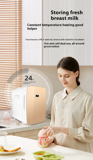 Title 19, 15L Car Refrigerator with Digital Display for D...