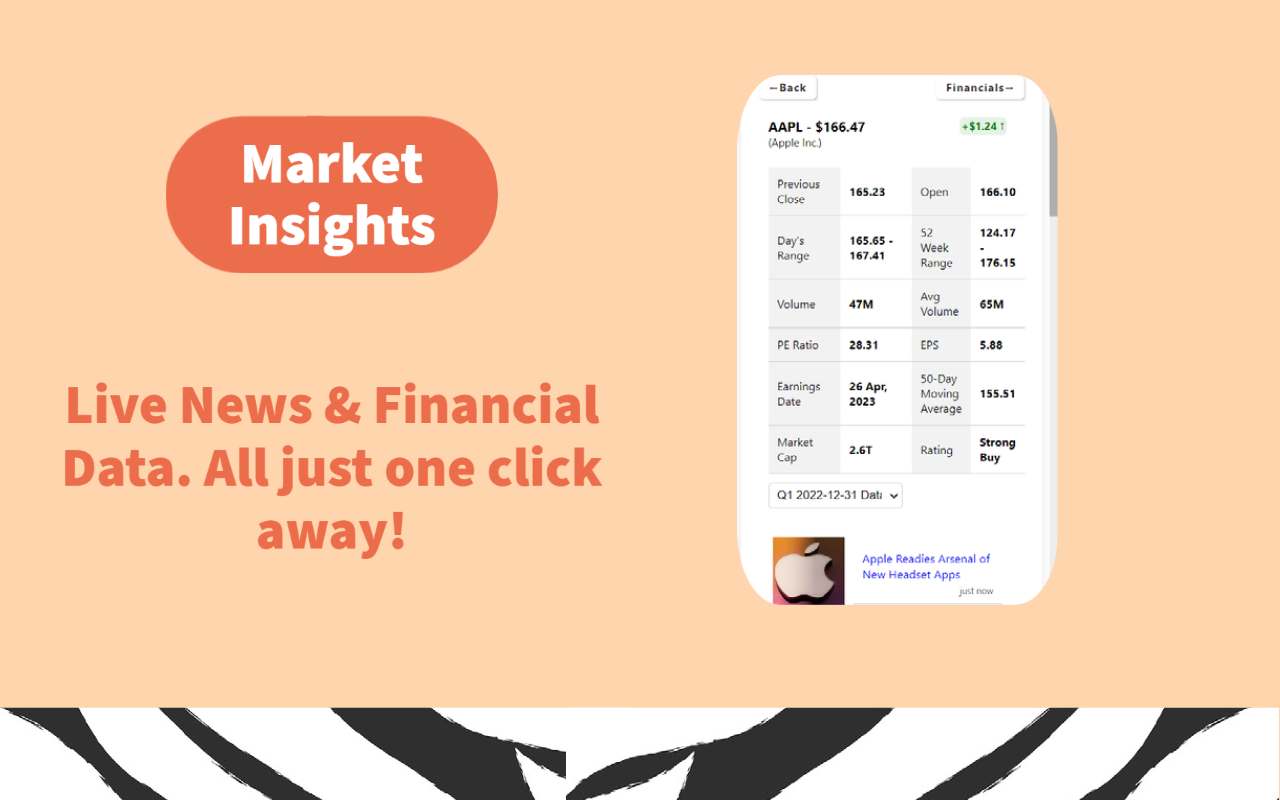 Stock Glance: Stocks, News & Financial Data Preview image 3