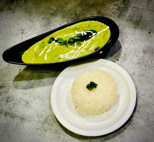 Thai Green Curry With Steamed Rice