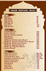 Wada by Hotel Gavran Tadka menu 7