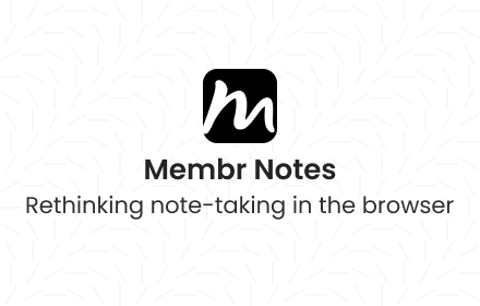 Membr: Effortless & Secure Note-taking small promo image