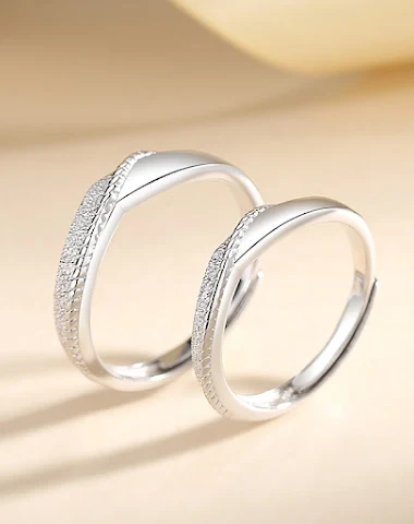 Sterling Silver Twisted Flash Sand - 2