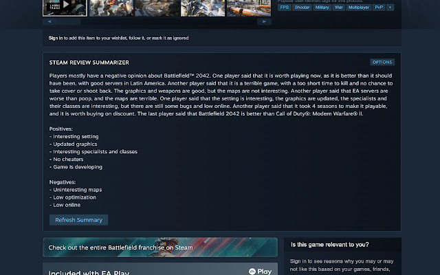 Steam Review