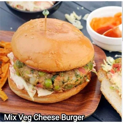 Mix Veg Cheese Burger