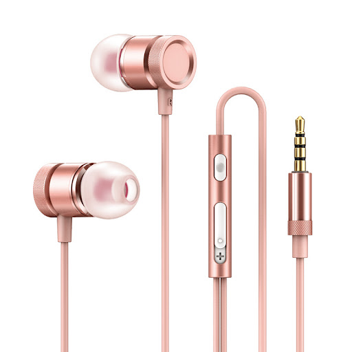 Title 5, Metal in-ear earphones with heavy bass and magi...