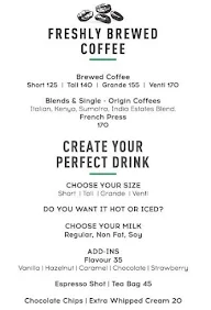 Starbucks menu 3