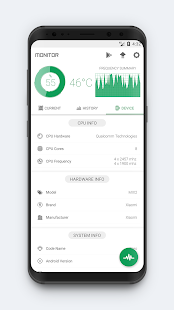 CPU Monitor - temperature, usage, performance Screenshot