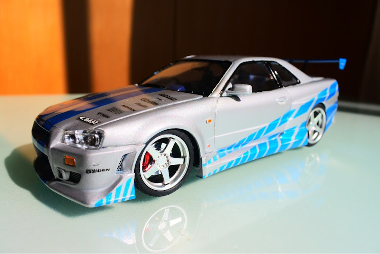 pwshunさんが投稿したプラモデル・ワイルドスピード・ワイスピ・ブライアン・Fastandfuriousに関するカスタム事例の投稿画像1枚目