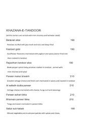 Urban Spice Restaurant menu 6