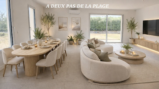 Prestige apartment for sale in Soorts-Hossegor (40150) - Bright modern living and dining room