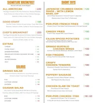 Gringo menu 2