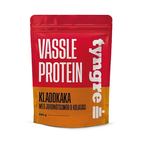 Tyngre Vassle Protein, 900g - Kladdkaka med jordnötssmör och kolasås