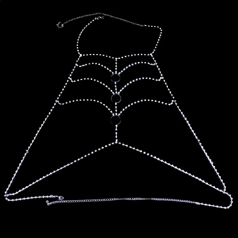 Title 2, Cadena de cuerpo de bikini multicapa de moda Ad...