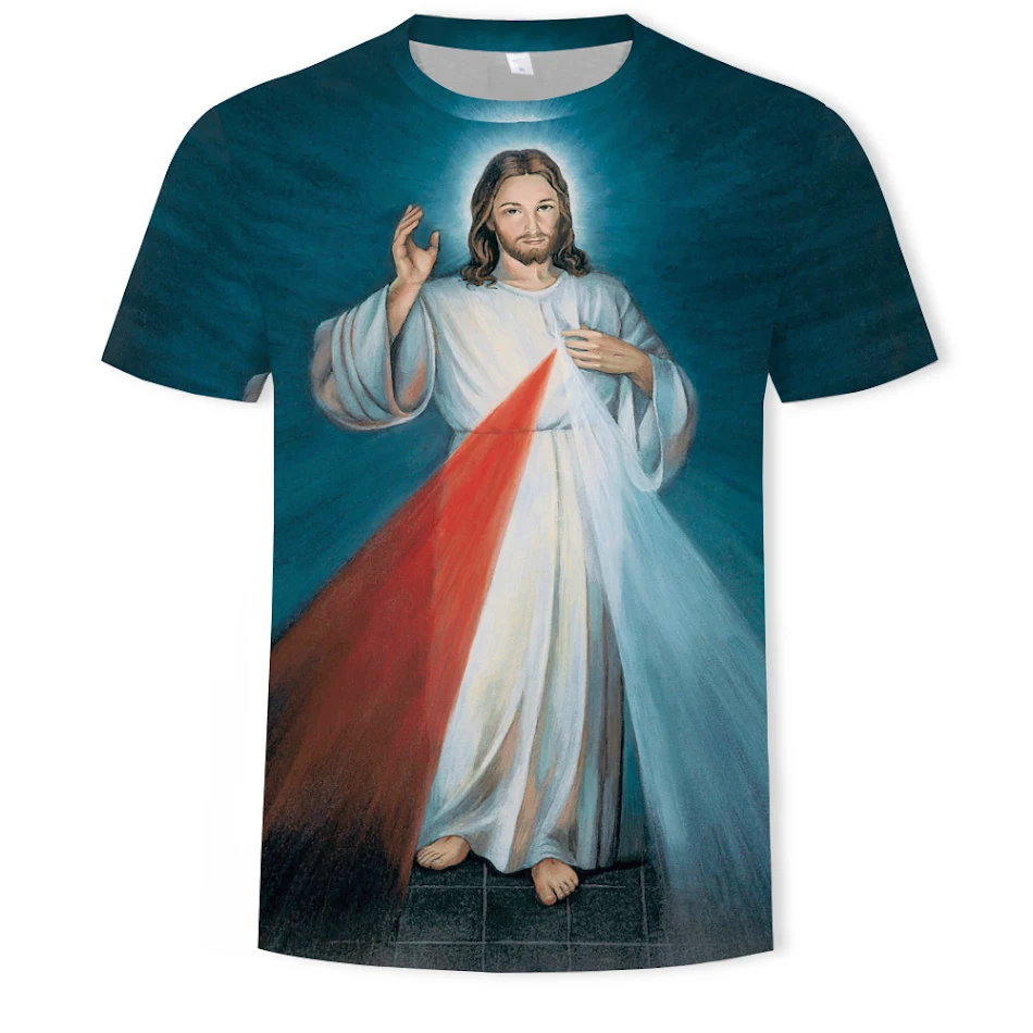 Heren Casual T-shirt met Digitale Print en Ronde Hals, Zacht en Comfortabel voor Dagelijks Gebruik, Ideaal voor een Trendy en Relaxte Look