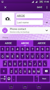 Lastest Nylon Purple Xperien Theme APK for PC