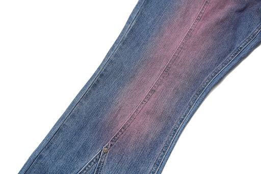 Title 18, Mens Wide Leg Pants with Split Deconstruction ...
