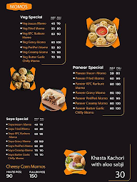 Dilli Hunger menu 3