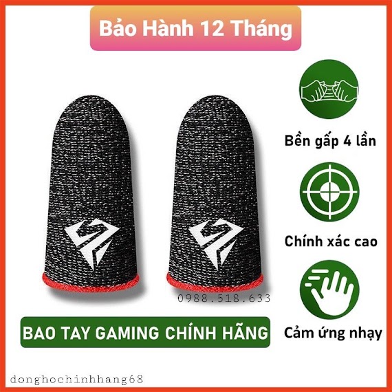 Bao Tay Chơi Game Ff, Pubg, Liên Quân.... Găng Tay Chơi Game Chống Mồ Hôi, Co Giãn Cực Tốt Bằng Sợi Carbon Siêu Nhạy.