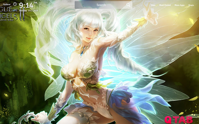 League of Angels 2 Wallpapers Theme New Tab