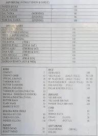 Vaishno Punjab menu 4