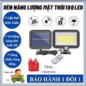 Đèn 100 Led Siêu Sáng Pin Tách Rời Đèn Năng Lượng Mặt Trời Cảm Ứng Hồng Ngoại Đèn Pha Led Đèn Led