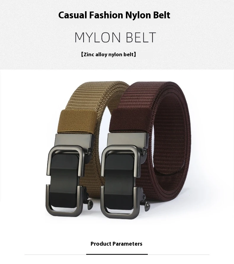 Title 3, Toothless Nylon Canvas Mens Belt, durable and ...