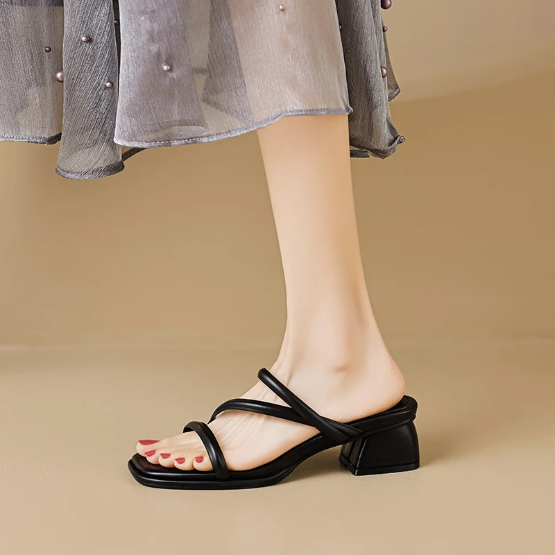 Dames Simpele Sandalen met Modieus Temperament Zomerschoenen voor Comfort en Stijl Ideaal voor een Casual Chic Look en Dagelijks Gebruik