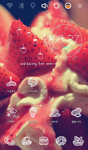 I Love Sweets Launcher Theme