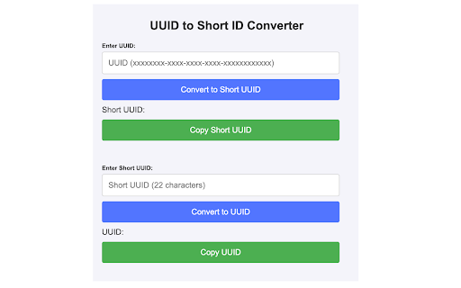 UUID converter