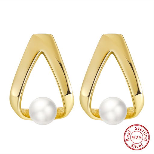 Title 2, Shangda New 925 Sterling Silver Earrings with N...