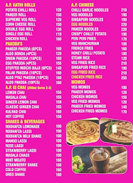 Desi Parantha menu 1