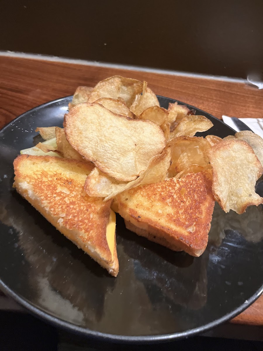 Grilled Cheese and Chips