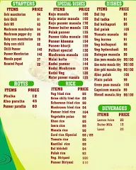 Pallavi Restaurant menu 1