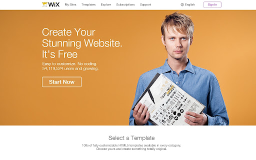 Wix Free Website builder - Review