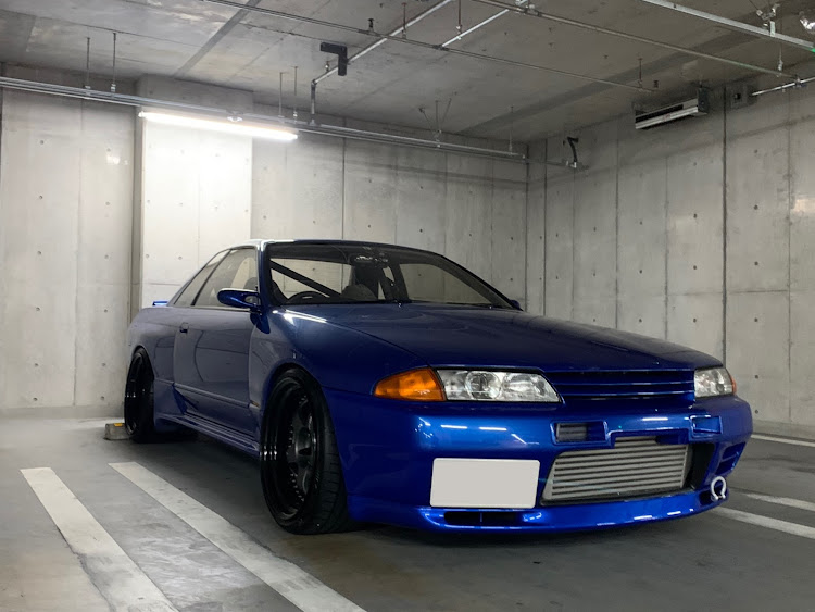 スカイライン GT-RのR32GT-R・MEISTER・ブルー・深リム・スカイラインに関するカスタム事例の投稿画像4枚目