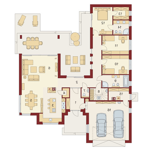 Domena 113 B - Rzut parteru